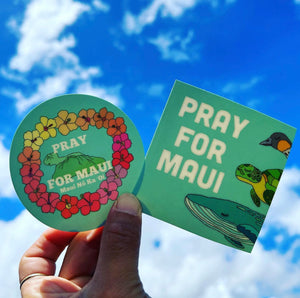 Pray for Maui sticker