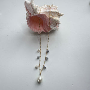 N Bar Drop Turquoise ,N Bar Akoya & Freshwater pearl