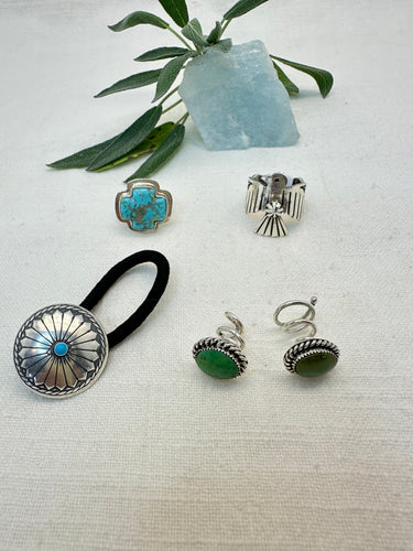 Native American Jewelry  ring& Hair accessories
