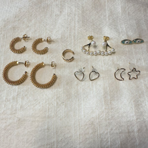 earring small studs , ear cuff 2025