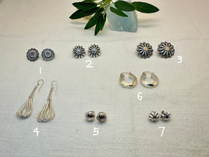 Native American Jewelry 2024 silver earring