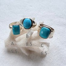 Load image into Gallery viewer, Silver ring with gemstone