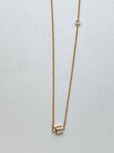 Load image into Gallery viewer, NKY Initial necklace with diamond