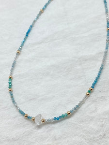 N Beads & Herkimer diamond
