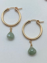 Load image into Gallery viewer, E hoop Gemstone